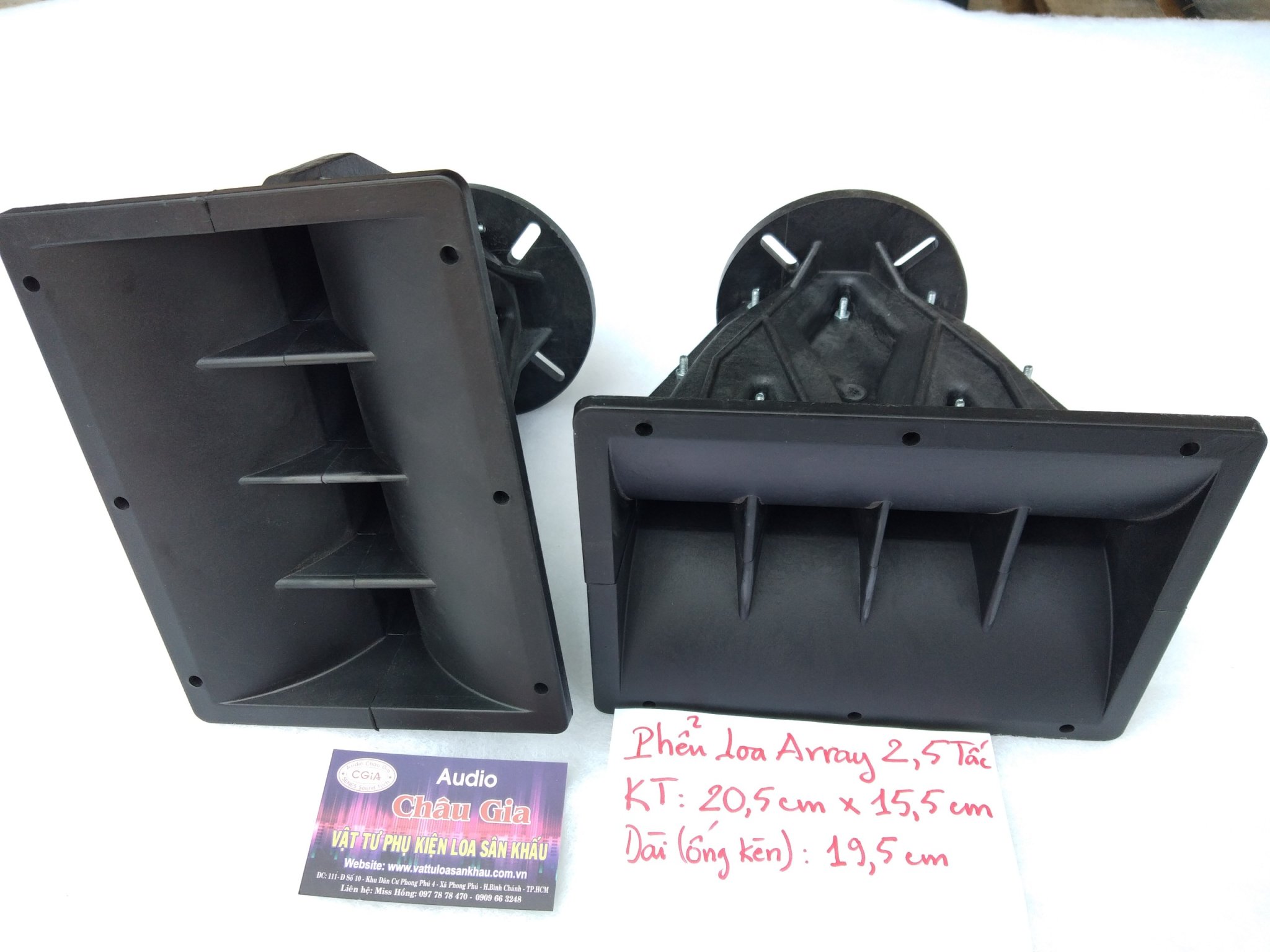 Phễu loa array 2.5 tấc Audio Châu Gia