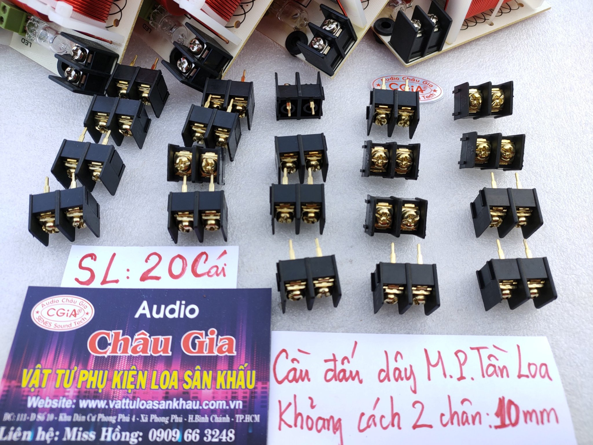 Cầu đấu dây mạch phân tần Audio châu Gia