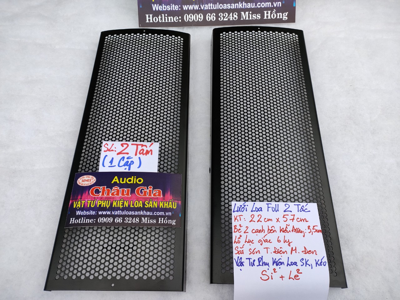 LƯỚI LOA FULL 2 TẤC AUDIO CHÂU GIA