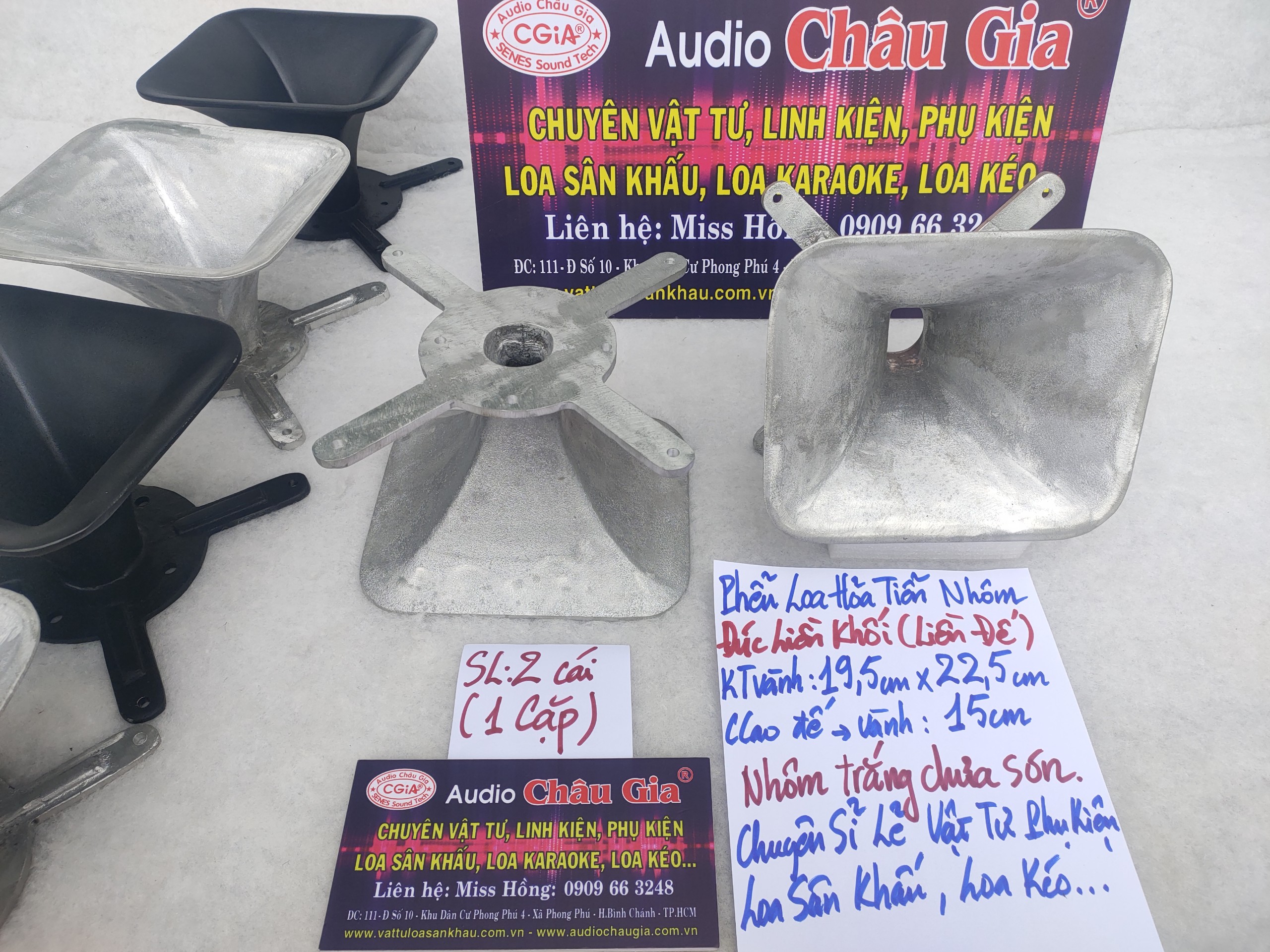 PHỂU LOA HỎA TIỄN NHÔM AUDIO CHÂU GIA