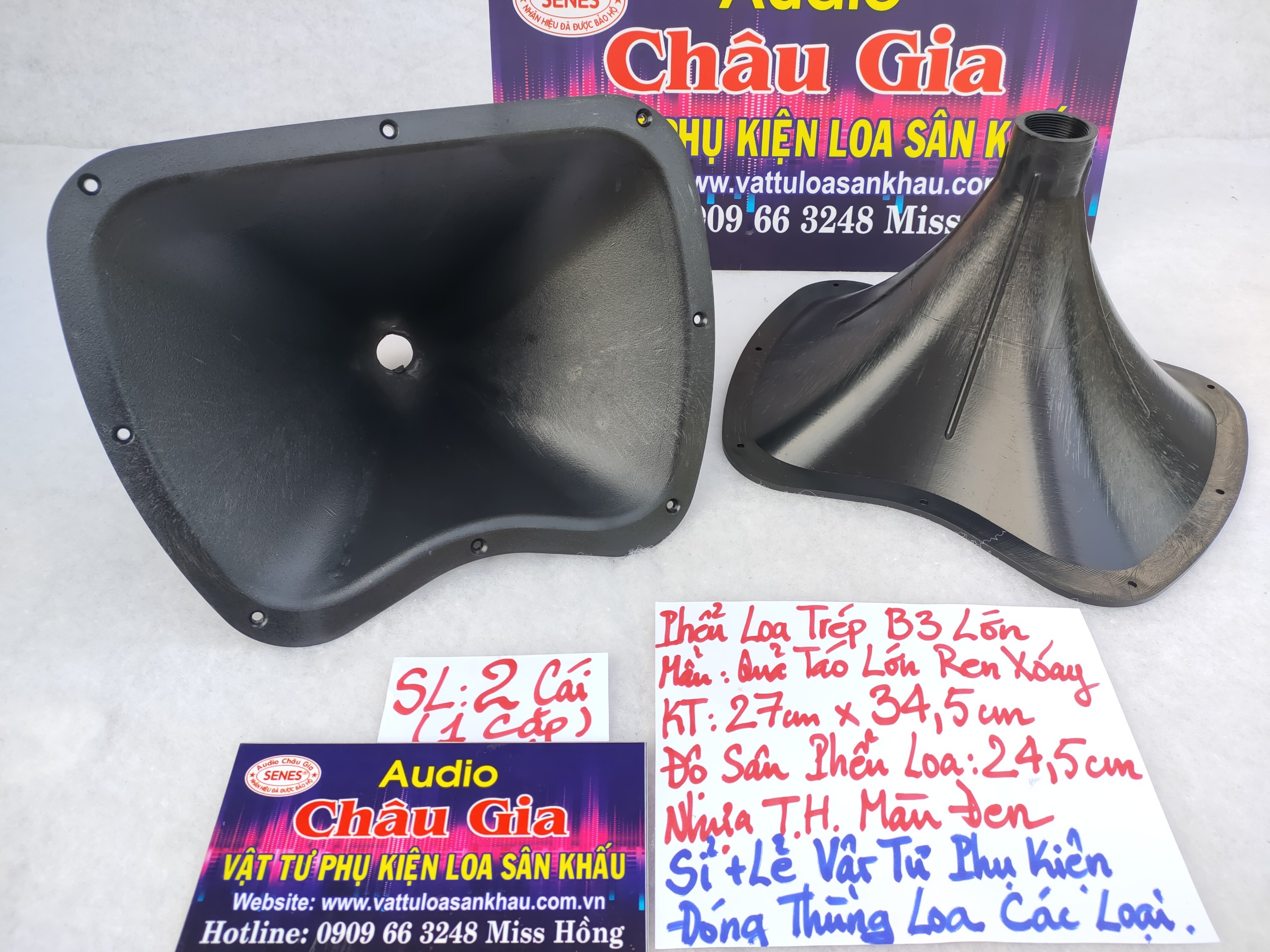 PHỄU LOA TRÉP B3 LỚN AUDIO CHÂU GIA