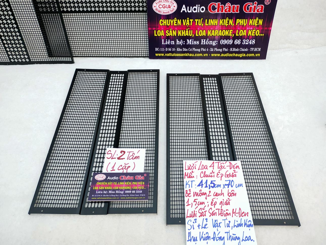 LƯỚI LOA 4 TẤC ĐƠN  AUDIO CHÂU GIA