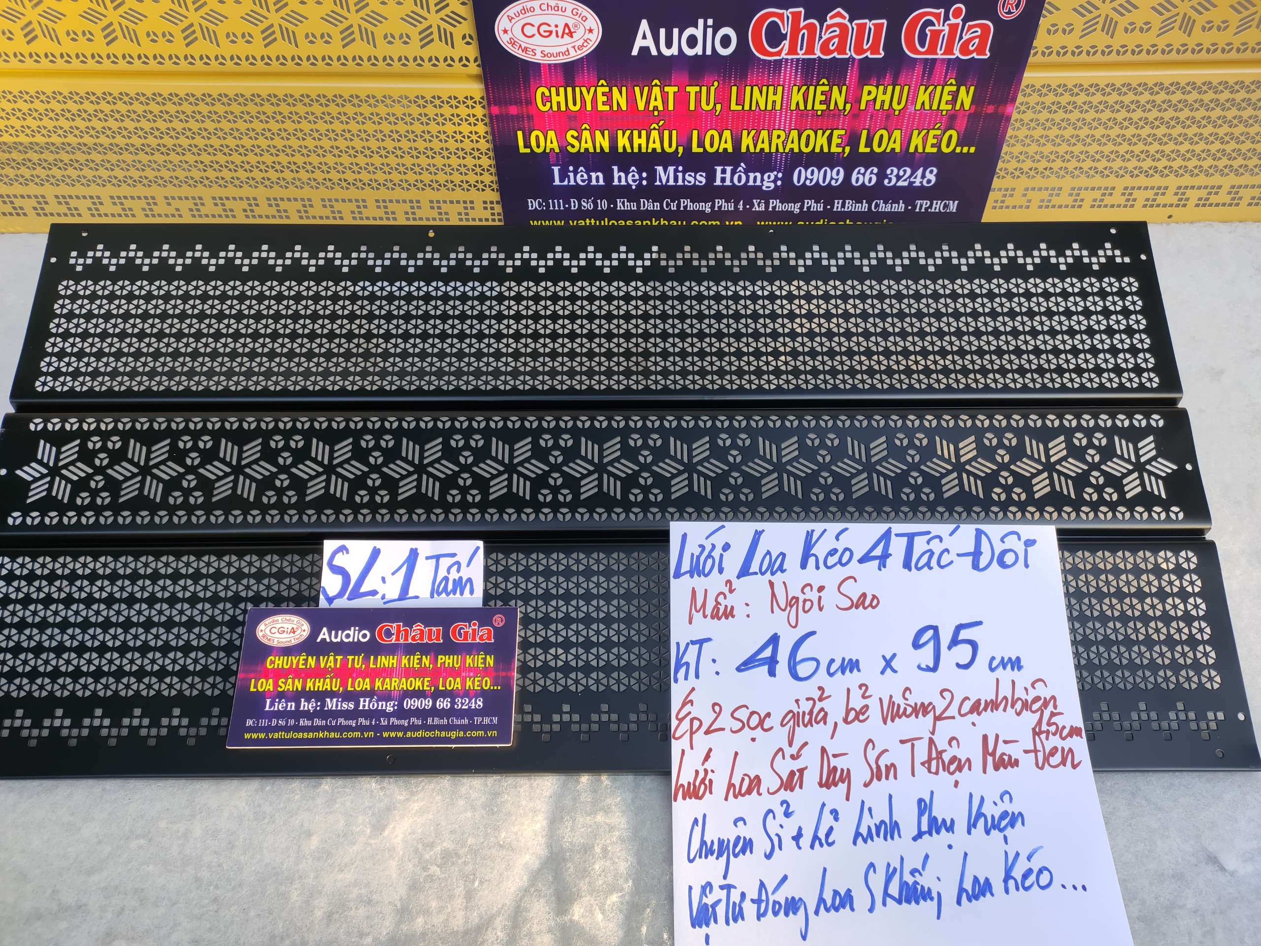 LƯỚI LOA KÉO 4 TẤC ĐÔI - AUDIO CHÂU GIA