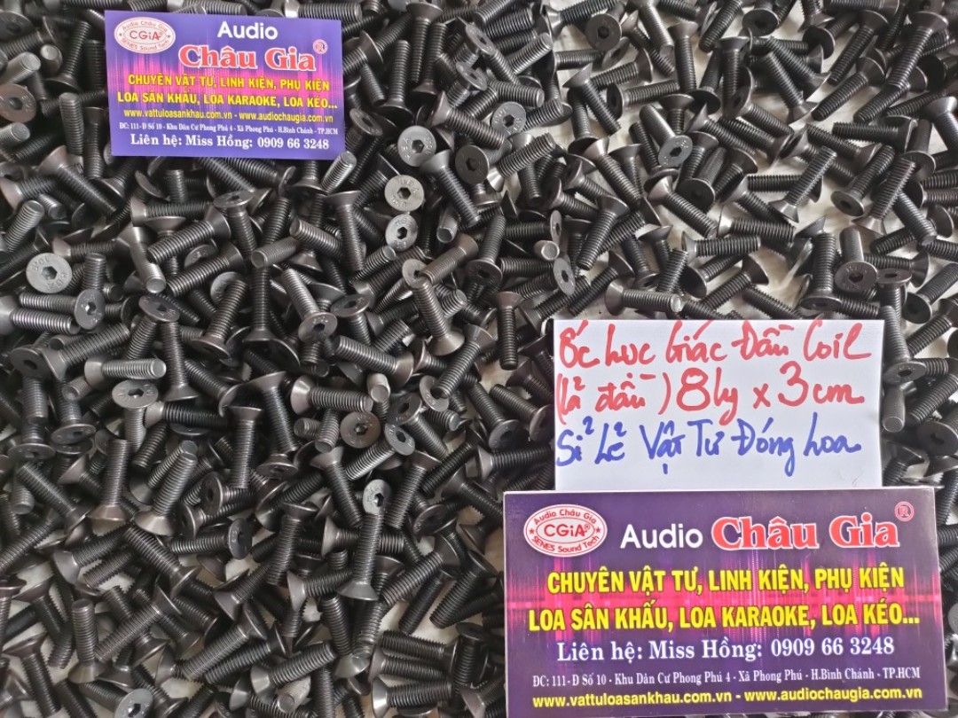 ỐC LỤC GIÁC ĐẦU COIL – AUDIO CHÂU GIA